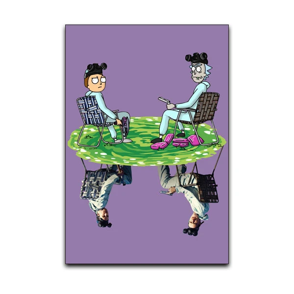 تابلو شاسی گوفی مدل انیمیشن ریک و مورتی طرح Rick and Morty کد BKB47