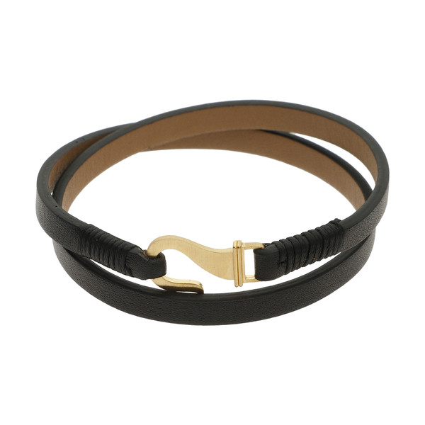 دستبند طلا 18 عیار زنانه تاج مدل G140