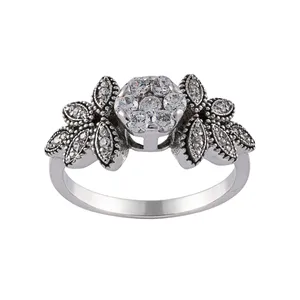 انگشتر نقره زنانه جواهری سون مدل 2641