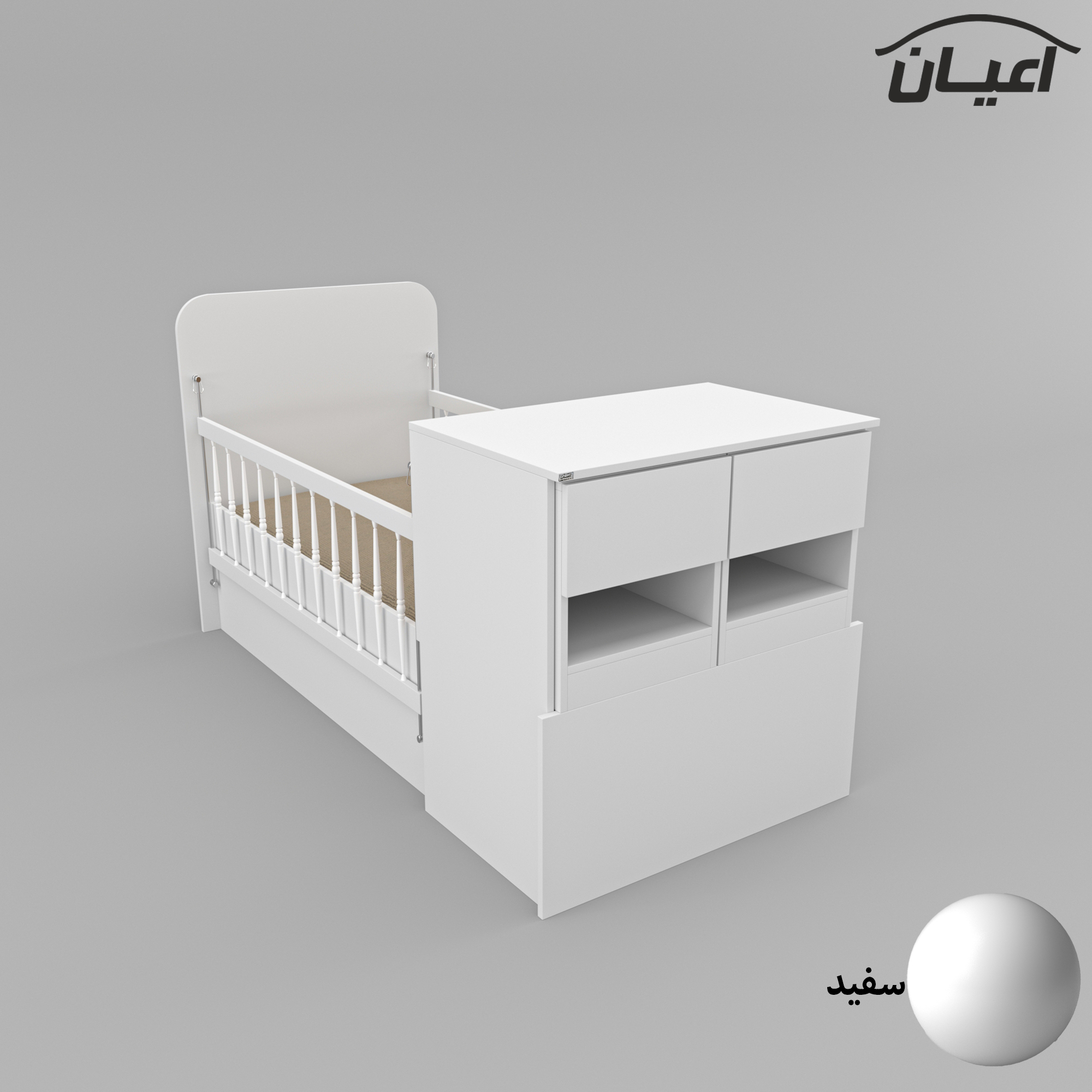 تختخواب کودک اعیان مدل FH745