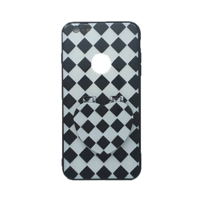 کاور مدل لوزی مناسب برای گوشی موبایل اپل IPHONE 7 PLUS / 8 PLUS به همراه پایه نگهدارنده