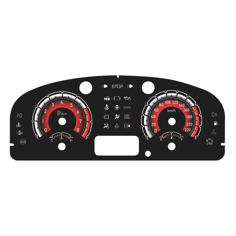 صفحه کیلومتر لیون کد01 مناسب برای پژو