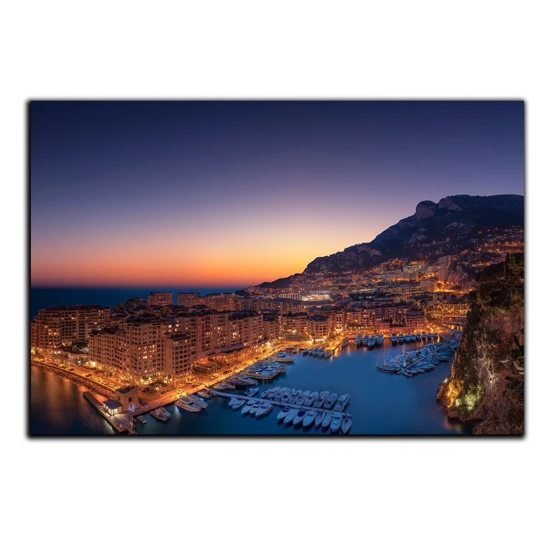 تابلو شاسی بکلیت طرح منظره شهر موناکو مدل SH-490