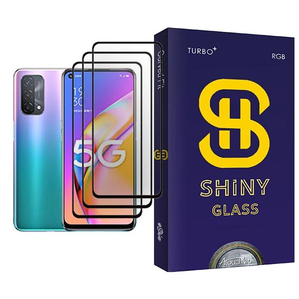 محافظ صفحه نمایش آتوچبو مدل Shiny Glass MIX003 مناسب برای گوشی موبایل اوپو A93 5G بسته سه عددی