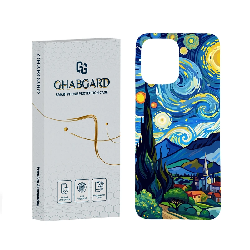 کاور قاب گارد مدل هنری مناسب برای گوشی موبایل شیائومی Redmi 12 / Poco M6 Pro 5G