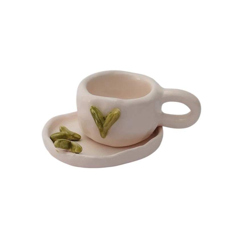 عکس شماره 6 : فنجان و نعلبکی سرامیکی مدل جوانه