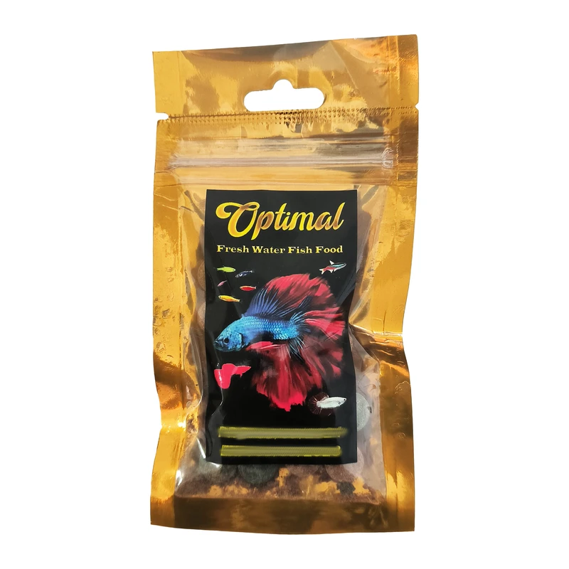 غذای ماهی اوپتیمال مدل کت و کفخوار وزن 10 گرم
