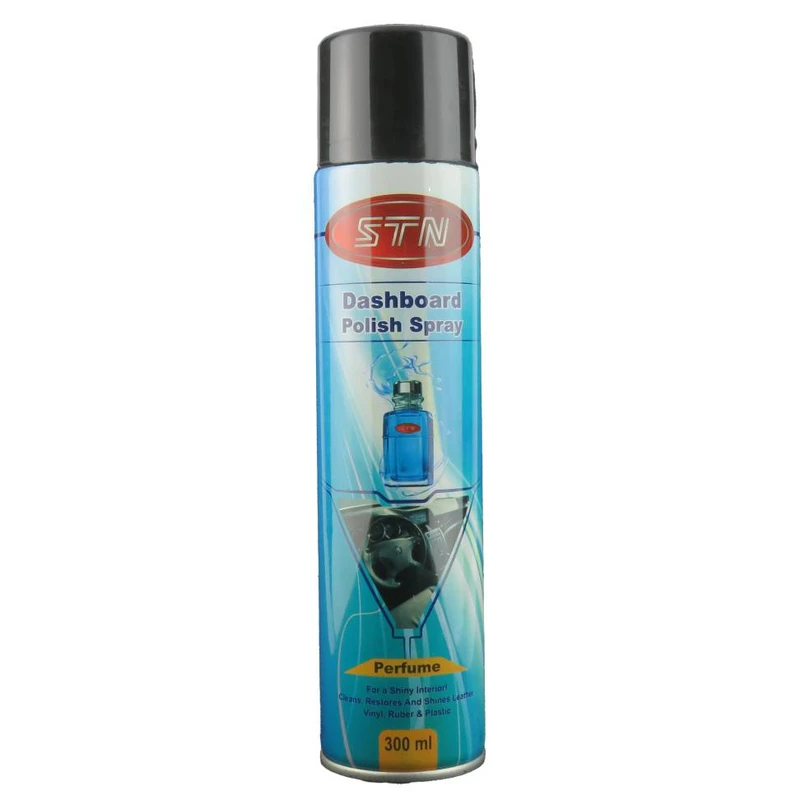 اسپری واکس داشبورد خودرو اس تی ان مدل Perfume Blue حجم 300 میلی‌لیتر