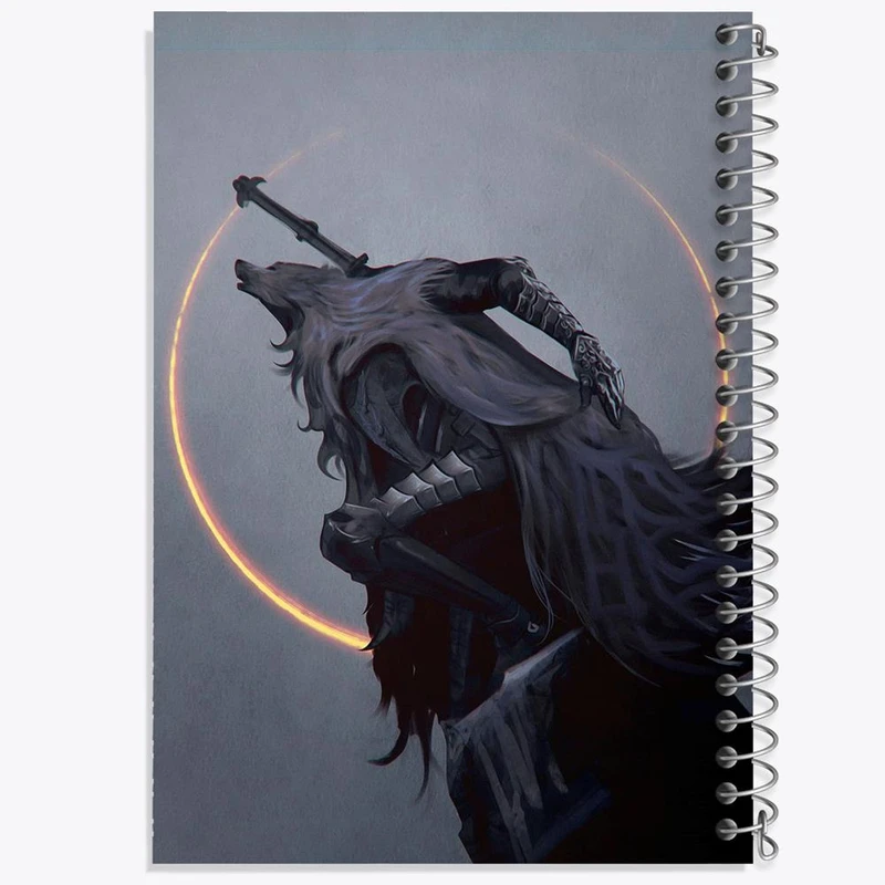 دفتر ژورنال نویسی 50 برگ خندالو مدل نقطه ای طرح بازی الدن رینگ Elden Ring کد 26130