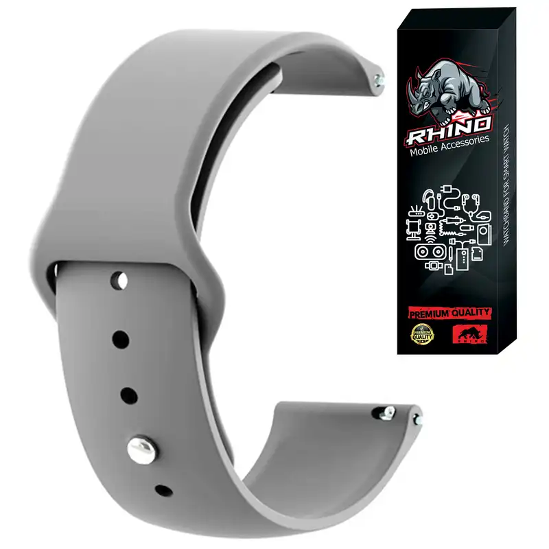 بند راینو مدل Silicone مناسب برای ساعت هوشمند هایلو GST Lite