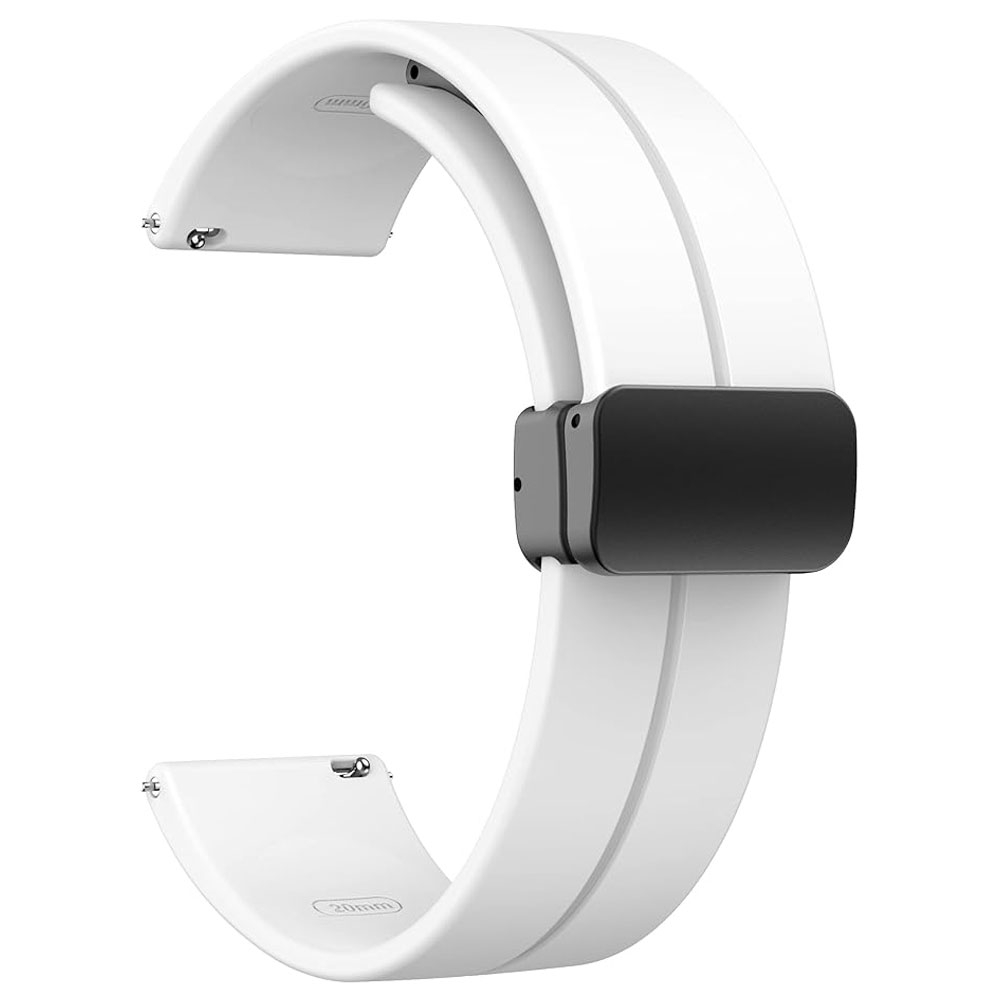 بند اسپریگ مدل Silic-Magnet مناسب برای ساعت هوشمند سامسونگ Galaxy Watch 4 40mm / Watch 4 44mm / Watch 4 Classic 42mm / Watch 4 Classic 46mm