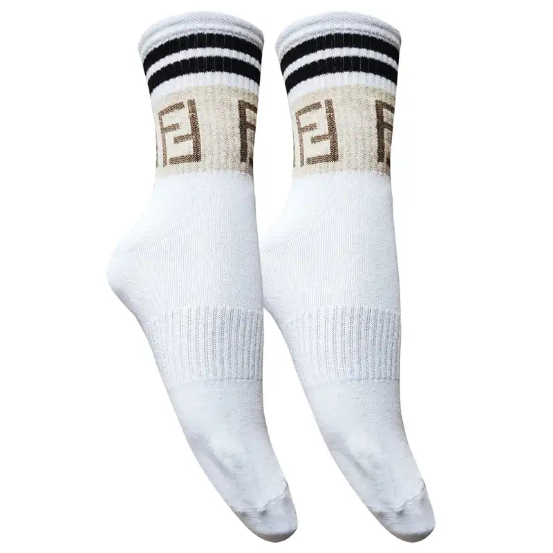 جوراب ساق بلند زنانه مدل کش اسپرت دوخط کد WI04