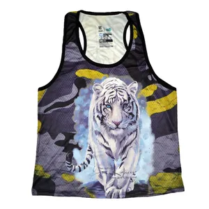 تاپ ورزشی مردانه طرح چریکی مدل T0023