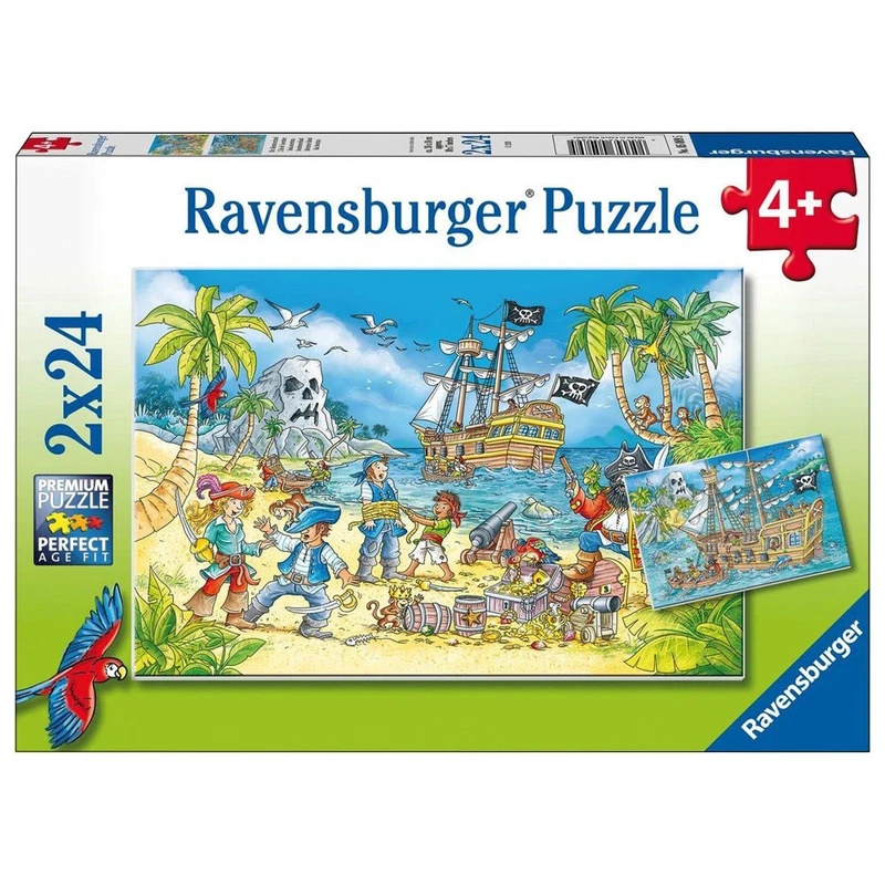 پازل 48 تکه راونزبرگر مدل جزیره متروکه مناسب برای +4 سال