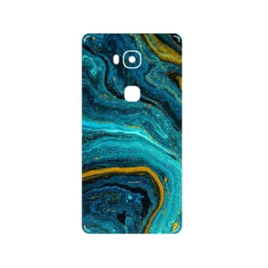 MAHOOT Turquoise marblewith golden streaks Cover Sticker for Honor 5X