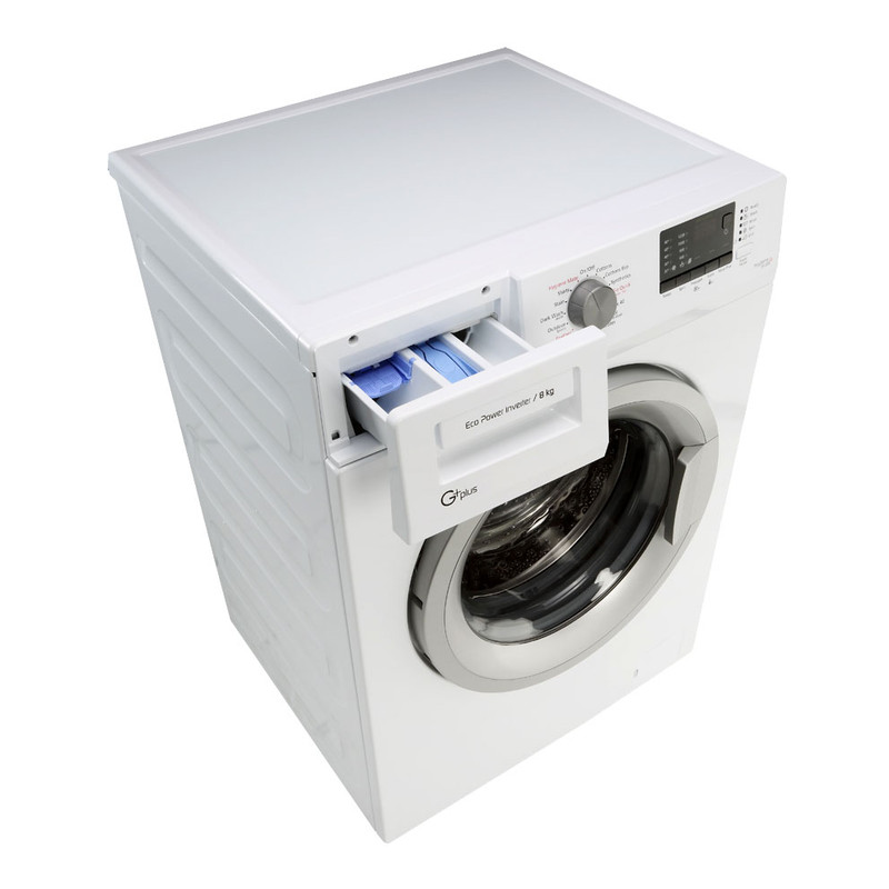 ماشین لباسشویی جی پلاس مدل GWM-82013S ظرفیت 8 کیلوگرم