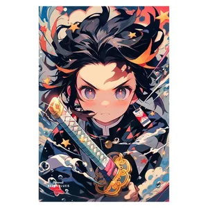 استیکر لپ تاپ و موبایل مدل انیمه طرح شیطان کش کامادو تانجیرو demon slayer kamado tanjiro کد 251