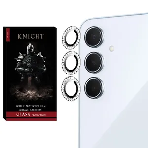 محافظ لنز دوربین نایت مدل Ring Diamond KT مناسب برای گوشی موبایل سامسونگ Galaxy F54