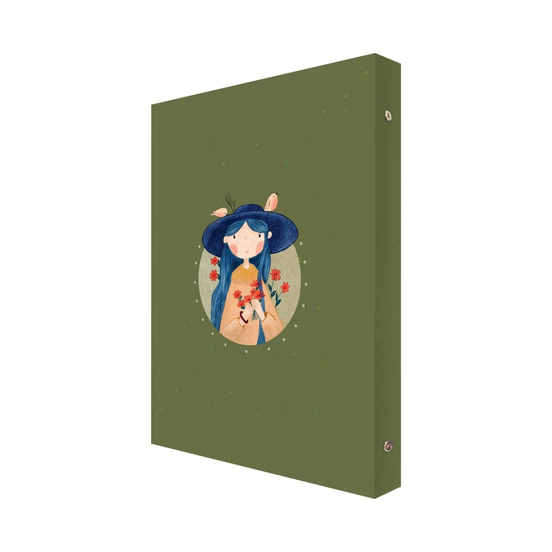 دفتر کلاسوری 100 برگ پدیده نقش طرح ترنم کد 701