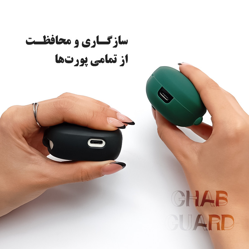 کاور قاب گارد مدل SILIAIR30 مناسب برای هندزفری بلوتوثی انکر Soundcore Liberty 4 NC