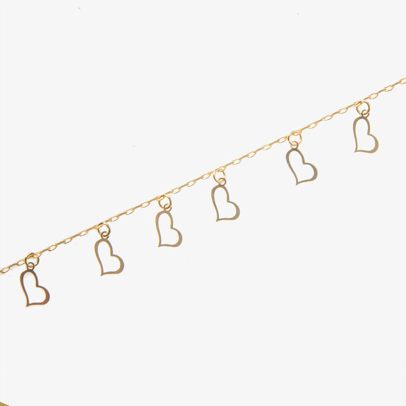 پابند زنانه طرح قلب کد RKH_426