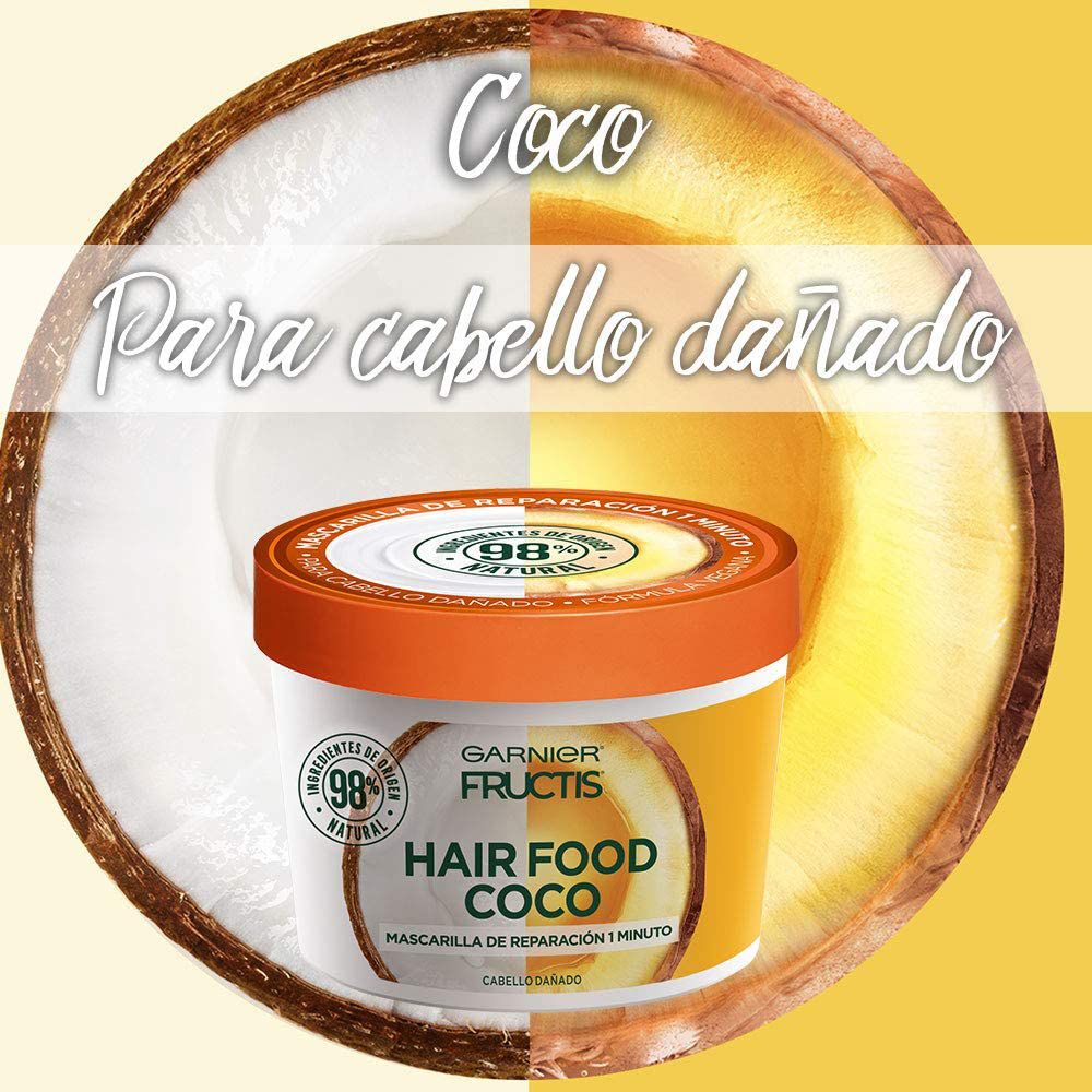 ماسک مو گارنیه مدل Hair Food Coco حجم 350 میلی لیتر -  - 2