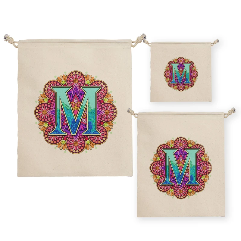 نظم دهنده ترمه طراحان ایده مدل حرف M ماندالا کد cfp2963 مجموعه سه عددی