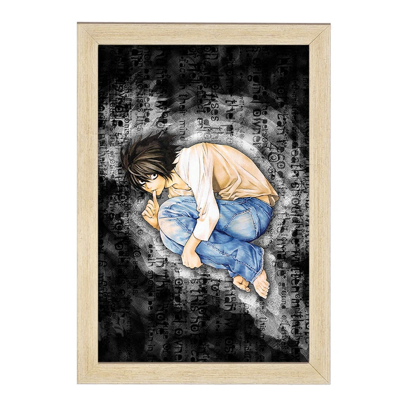 تابلو خندالو مدل ال لاولیت انیمه دفترچه مرگ Death Note  کد 11310