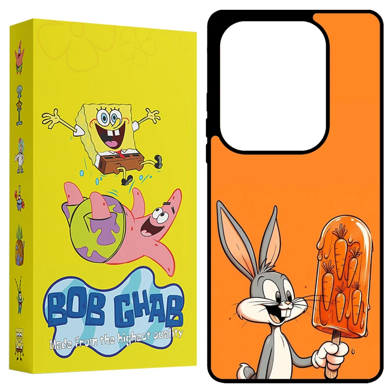 کاور باب قاب طرح خرگوش مدل BCPN13P مناسب برای گوشی موبایل شیائومی Redmi Note 13 Pro 4G / Poco M6 Pro 4G