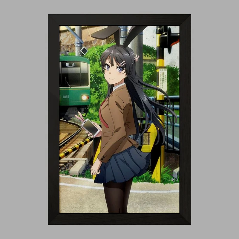 تابلو خندالو مدل مای سان انیمه دختر  کد 12121