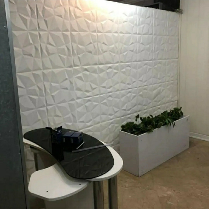 دیوارپوش مدل پشت چسب دار الماسی بسته 10 عددی دیوارپوش مدل پشت چسب دار الماسی بسته 10 عددی