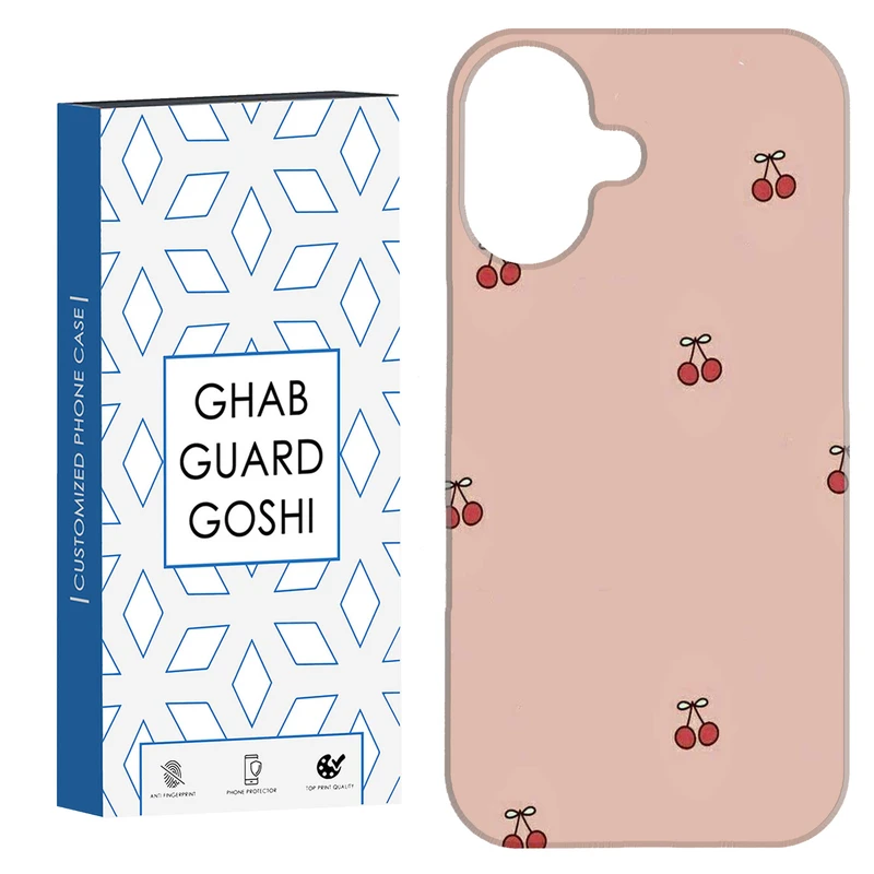 کاور قاب گارد گوشی طرح گیلاس کد Dimo-846 مناسب برای گوشی اپل Iphone 16     