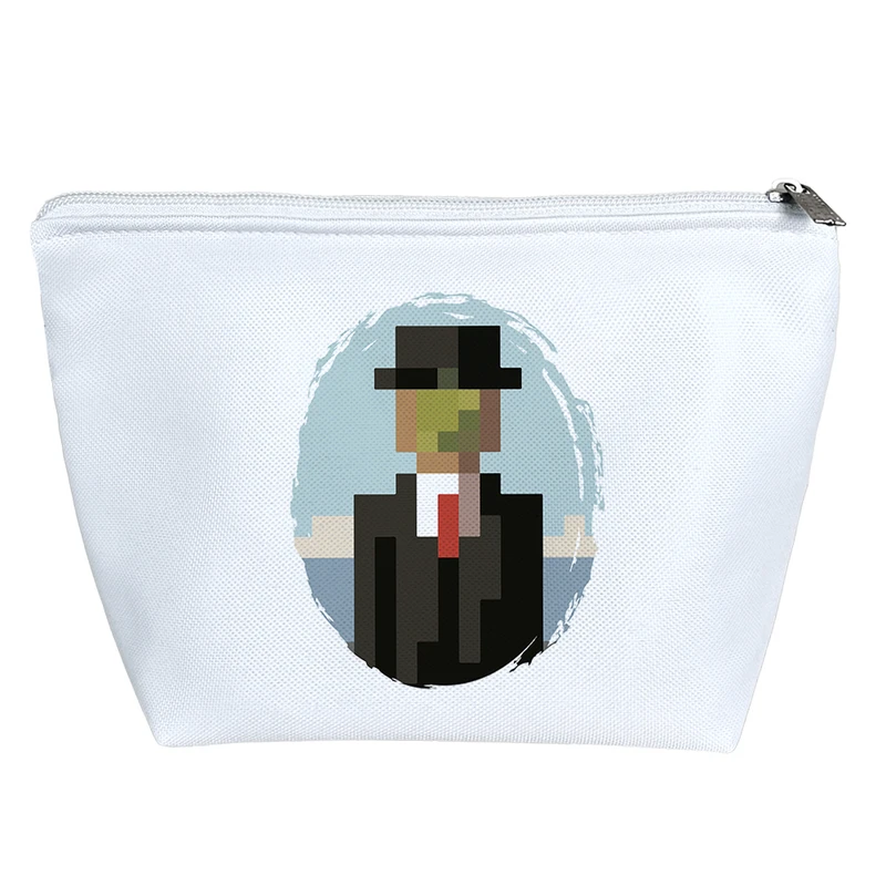 کیف لوازم آرایش دخترانه خندالو مدل نقاشی پسر انسان کد 10485