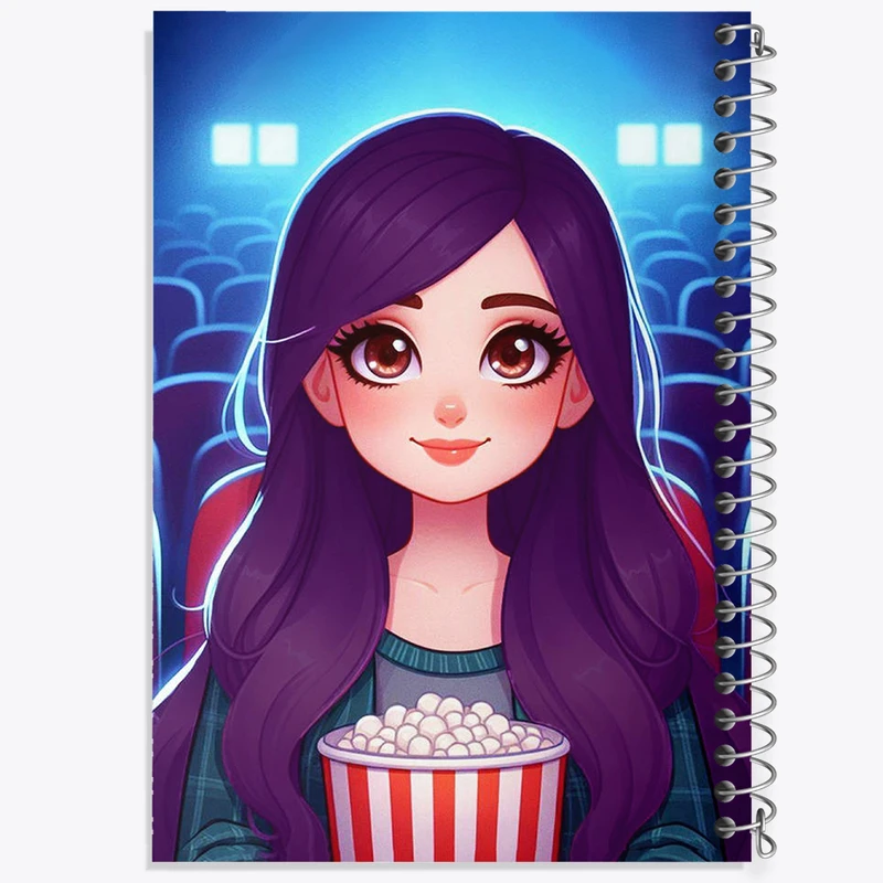 دفتر ژورنال نویسی 50 برگ خندالو مدل نقطه ای طرح دخترانه کد N1207