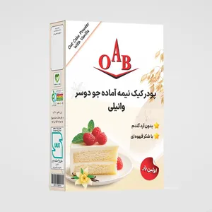 پودر کیک نیمه آماده جودوسر وانیلی اُ آ ب - 400 گرم
