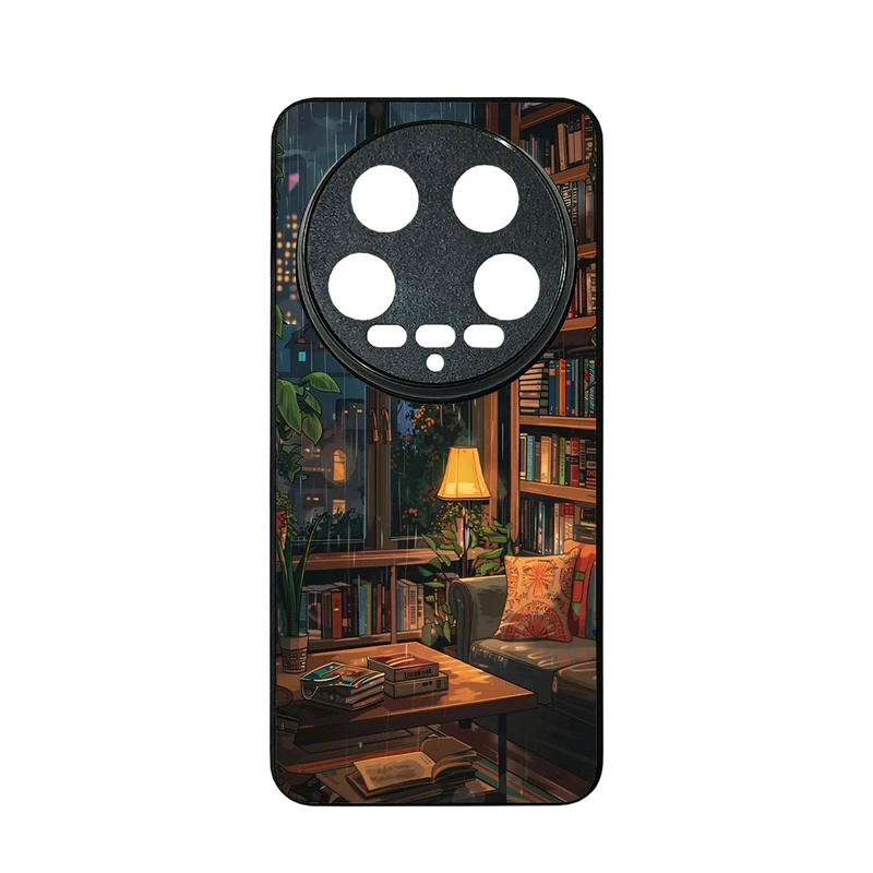 کاور گالری وبفر طرح کتابخانه مناسب برای گوشی موبایل شیائومی 14 ultra