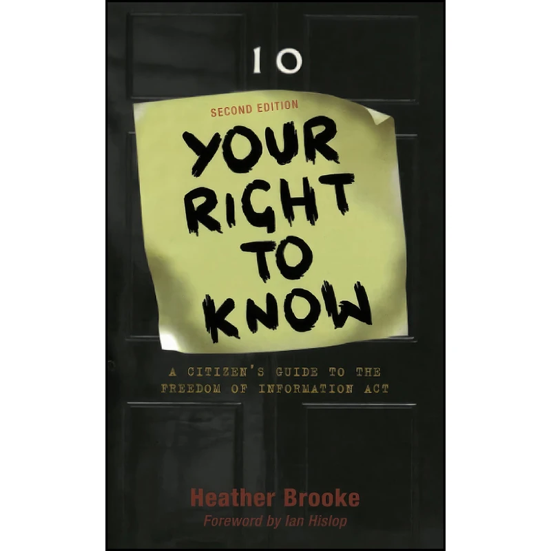 کتاب Your Right to Know اثر Heather Brooke انتشارات Pluto Press