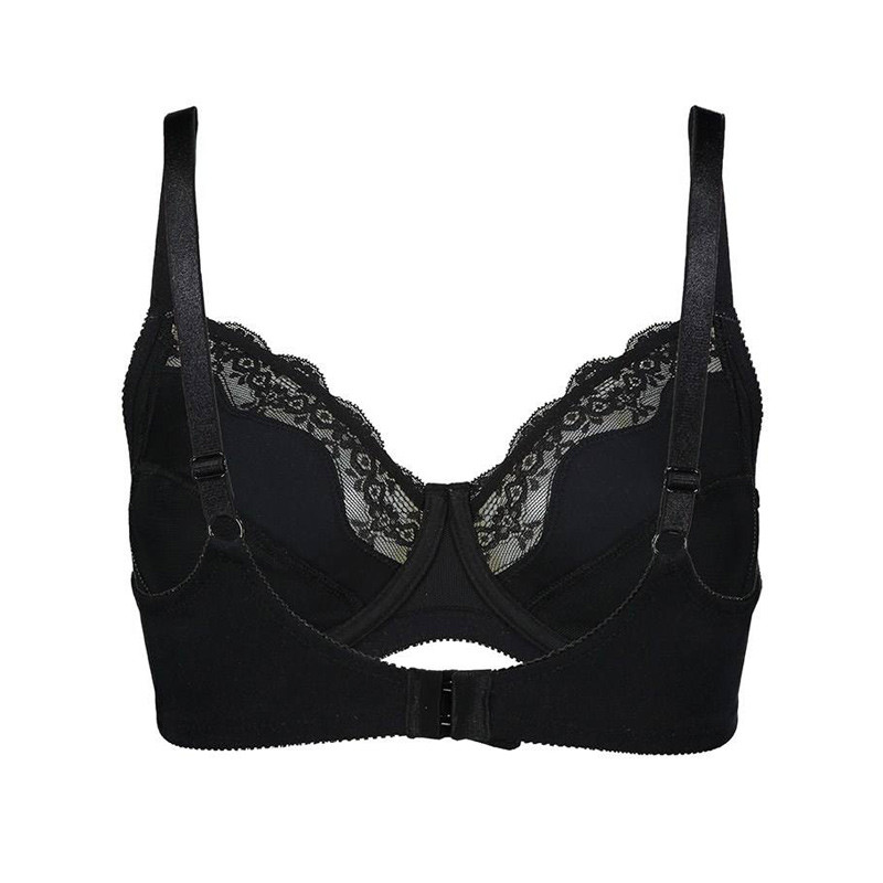 سوتین زنانه لین مدل فنردار کد 606 رنگ مشکی