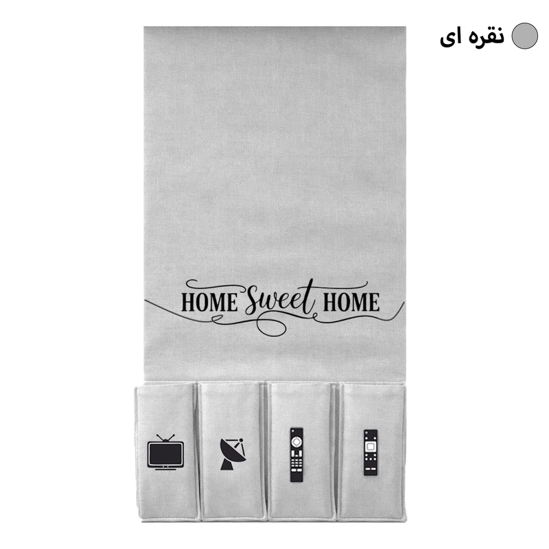 عکس شماره 4 : جای ریموت کنترل طرح لینن مدل home sweet home کد r1