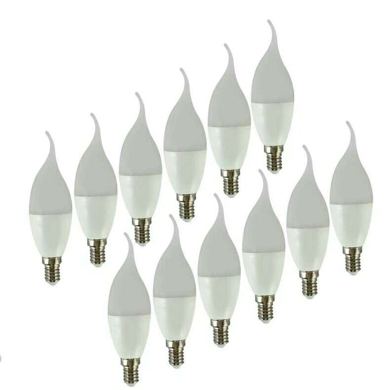 لامپ ال ای دی 7 وات پارس اروند الکتریک مدل شمعی پایه E14 بسته 10 عددی