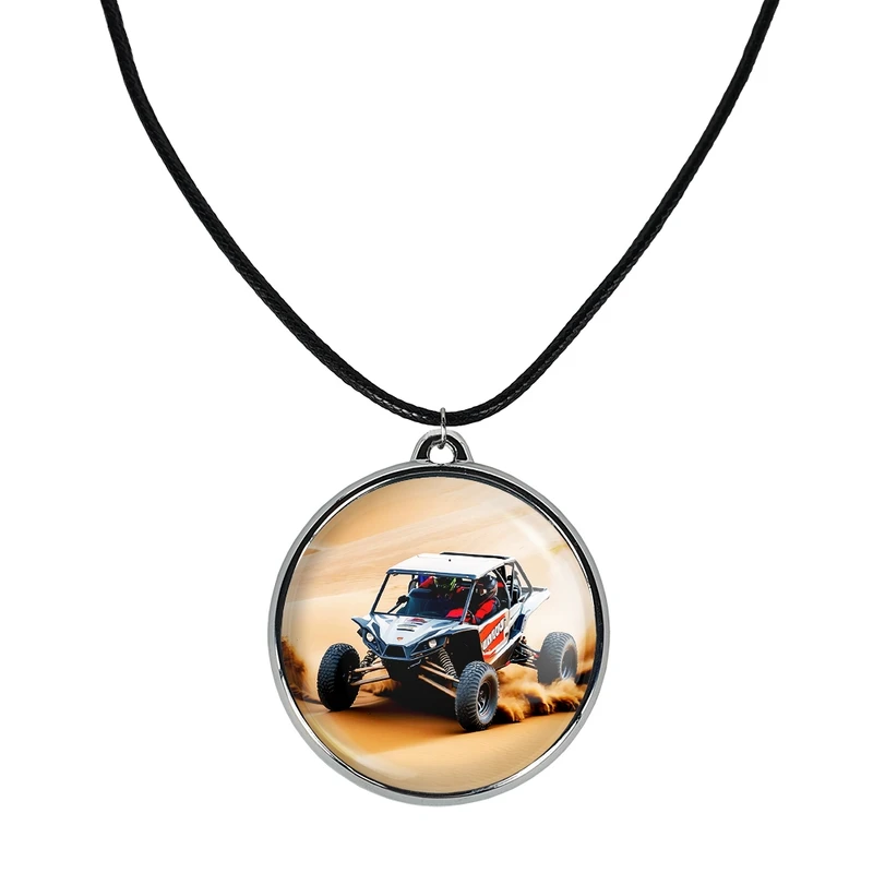 گردنبند خندالو مدل موتور چهار چرخ کد 3710337104