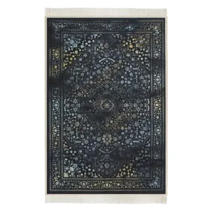 فرش ماشینی هانوکس مدل مدرن طرح دلوان کد HAM.421.1