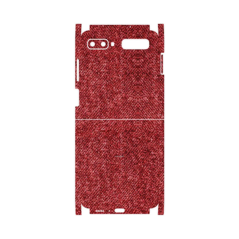 برچسب پوششی ماهوت مدل Fabric Texture 4-FullSkin مناسب برای گوشی موبایل سامسونگ Galaxy Z Flip