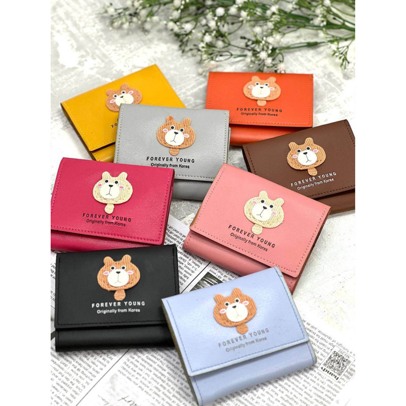 کیف پول زنانه مدل خرس مهربون کد KZD-042