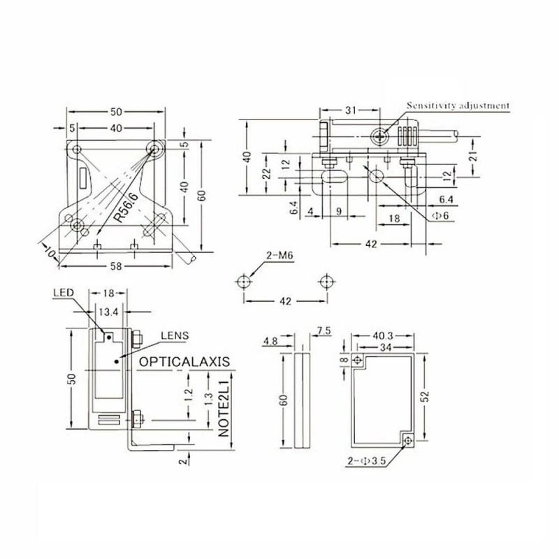 سنسور فوتوالکتریک مدل  E3JK-DS30M1 عکس شماره 5