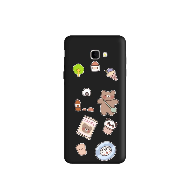 کاور طرح خرس شکلاتی کد m849 مناسب برای گوشی موبایل سامسونگ Galaxy J4 Core / J4 Plus
