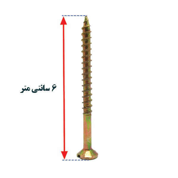 پیچ چوب توسان مدل 2SO-6CM بسته 144 عددی