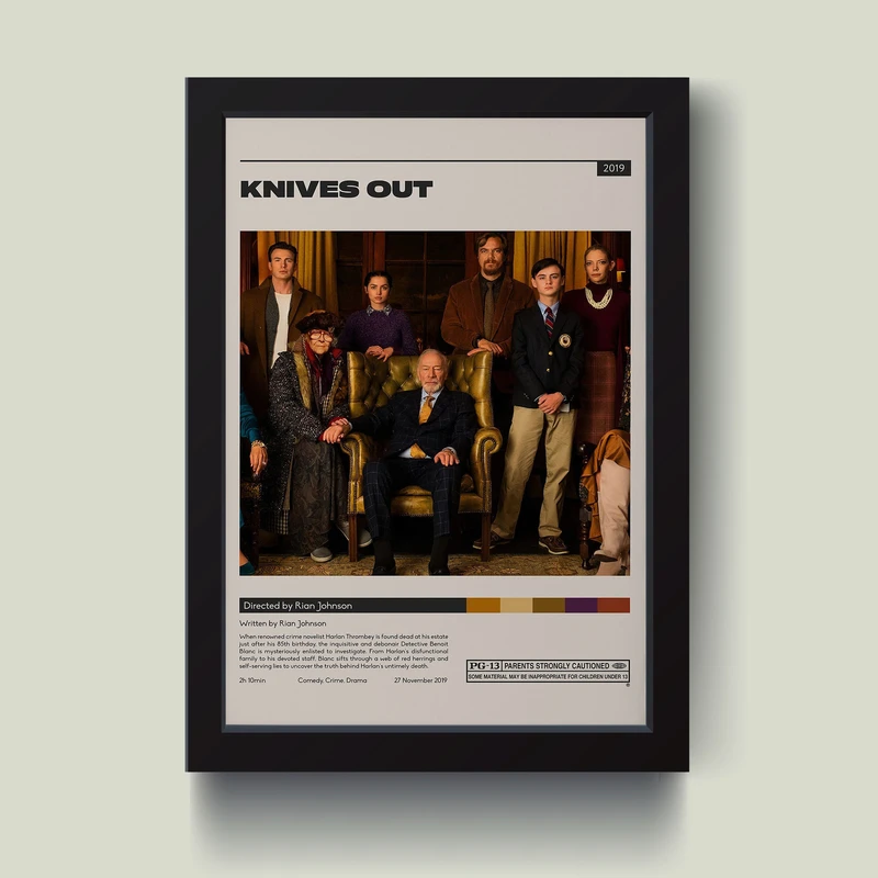  تابلو مدل Knives Out کدQ4126