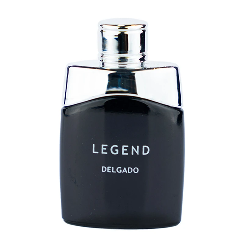 عطر جیبی مردانه دلگادو مدل لجند مشکی با رایحه شیرین حجم 25 میلی‌لیتر