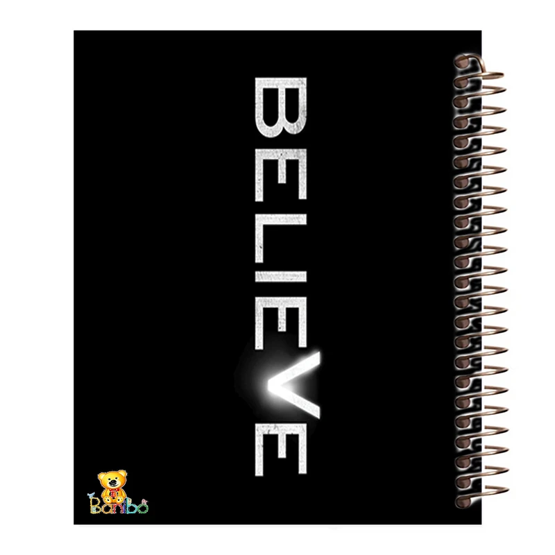دفتر مشق 100 برگ بانیبو مدل BELIEVE کد G3243